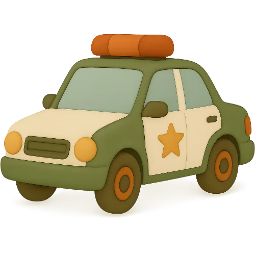 Spersonalizowana książka dla dzieci o przygodach z policją