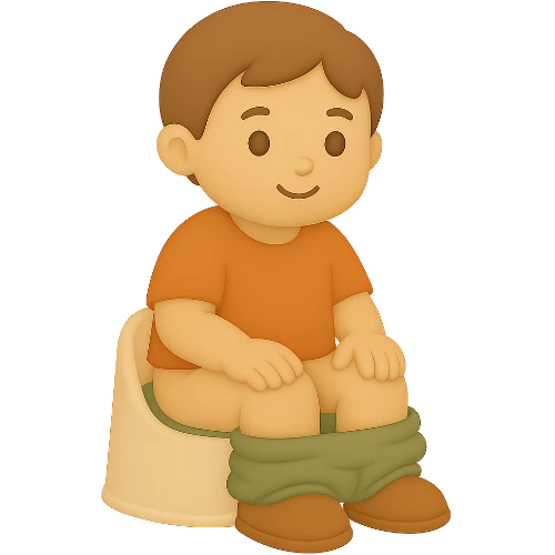 Osobista książka dla dzieci o nauce korzystania z nocnika