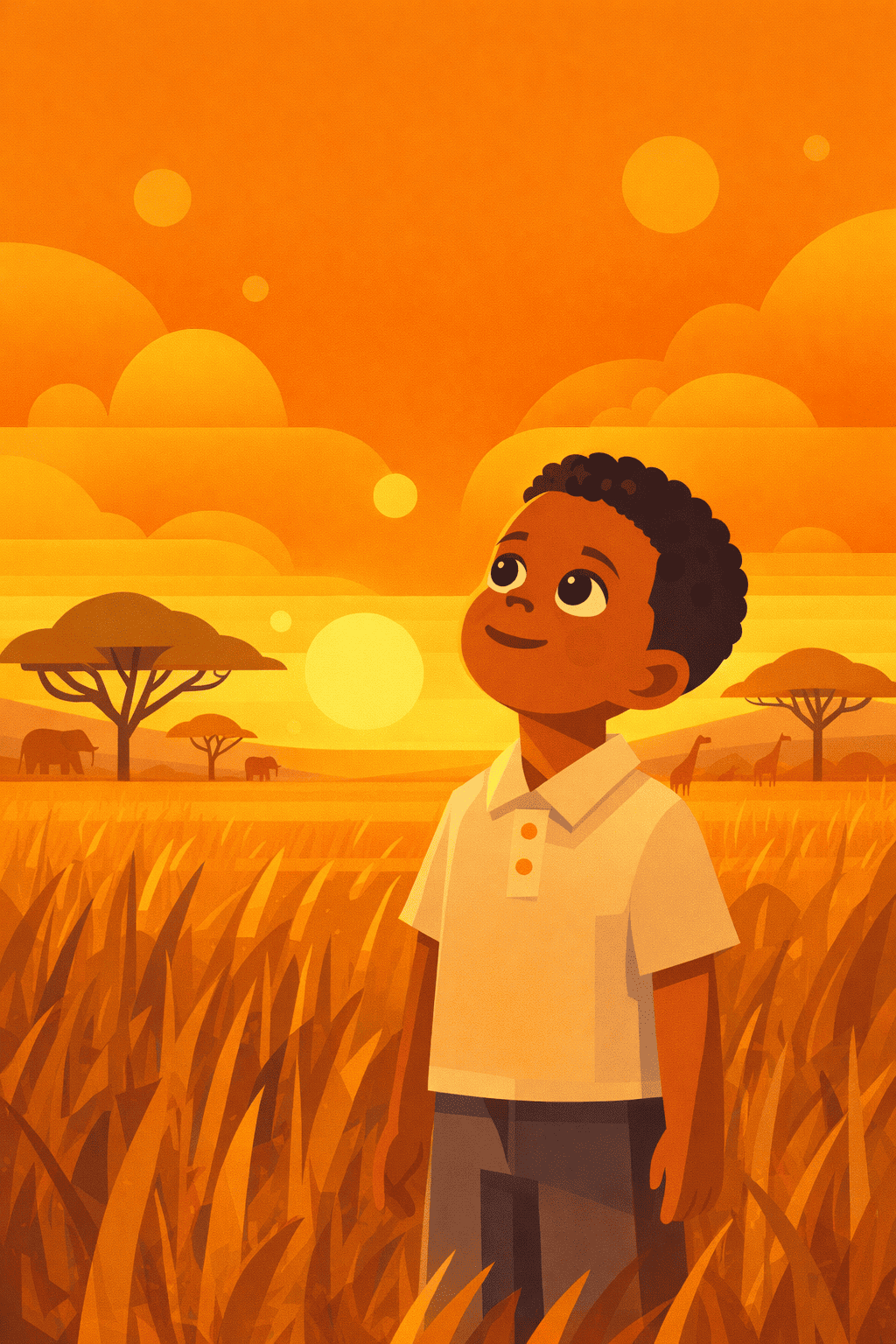 Pod złotym niebem sawanny