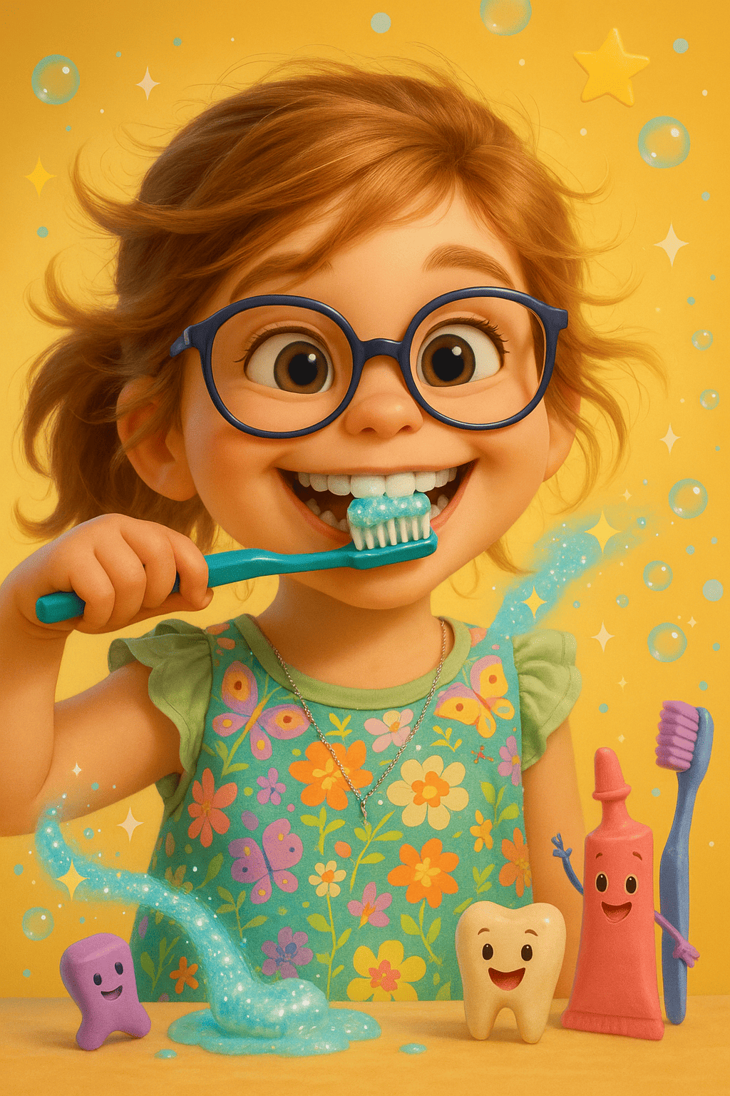 Promienne uśmiechy   przygodowe szczotkowanie