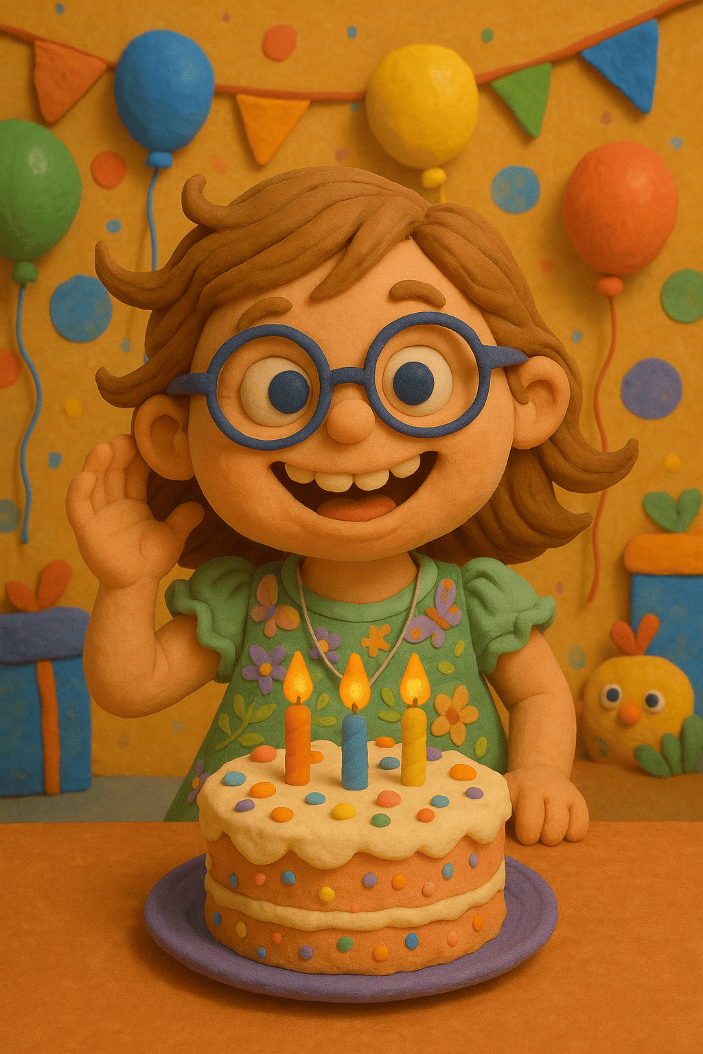 Radość urodzinowa sekrety tortu