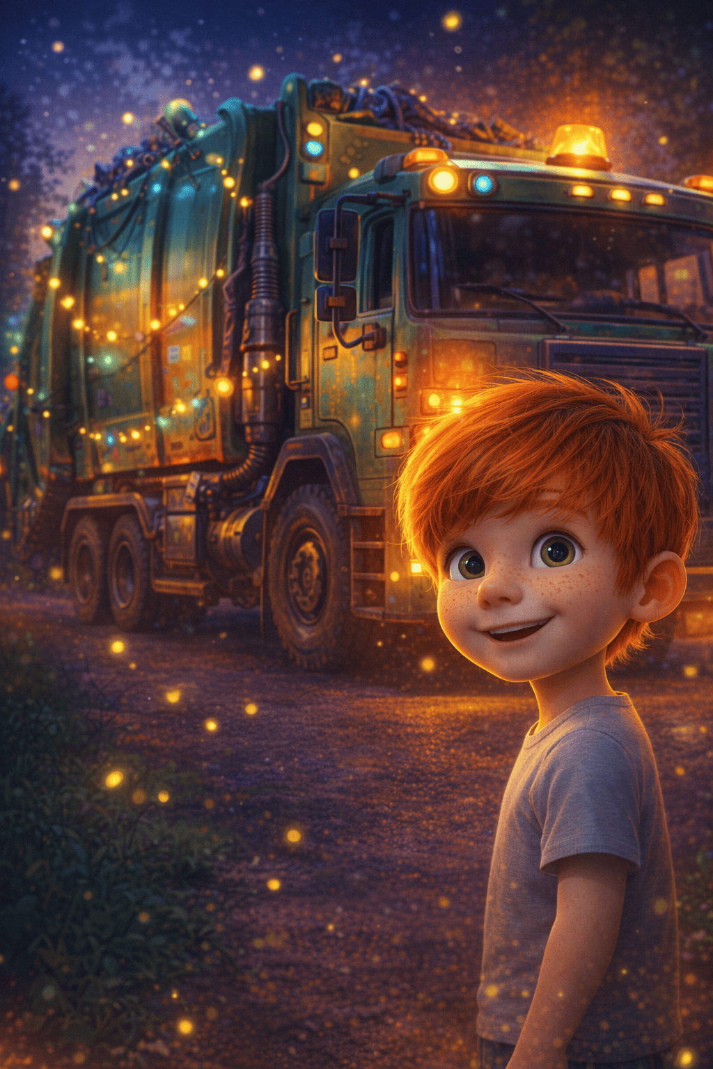 Tajemnicza śmieciarka podróż