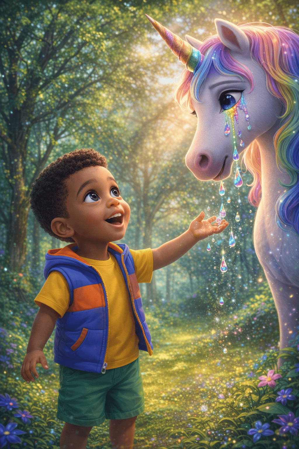 Tęcza łzy jednorożca