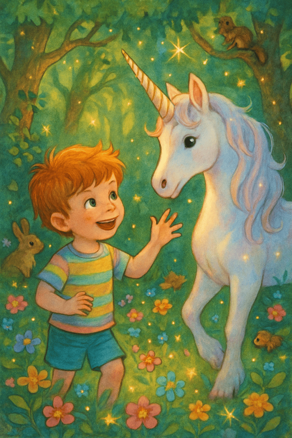 Czarujący jednorożec